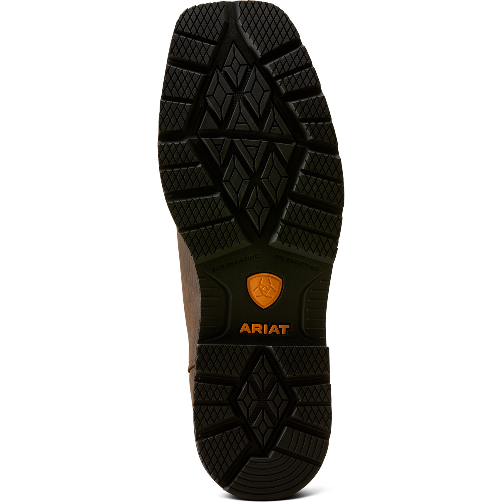 2026 Ariat Mens Groundrancher Chelsea Wide Square Toe Steel Toe Work Boot 10080331 - Dark Brown
